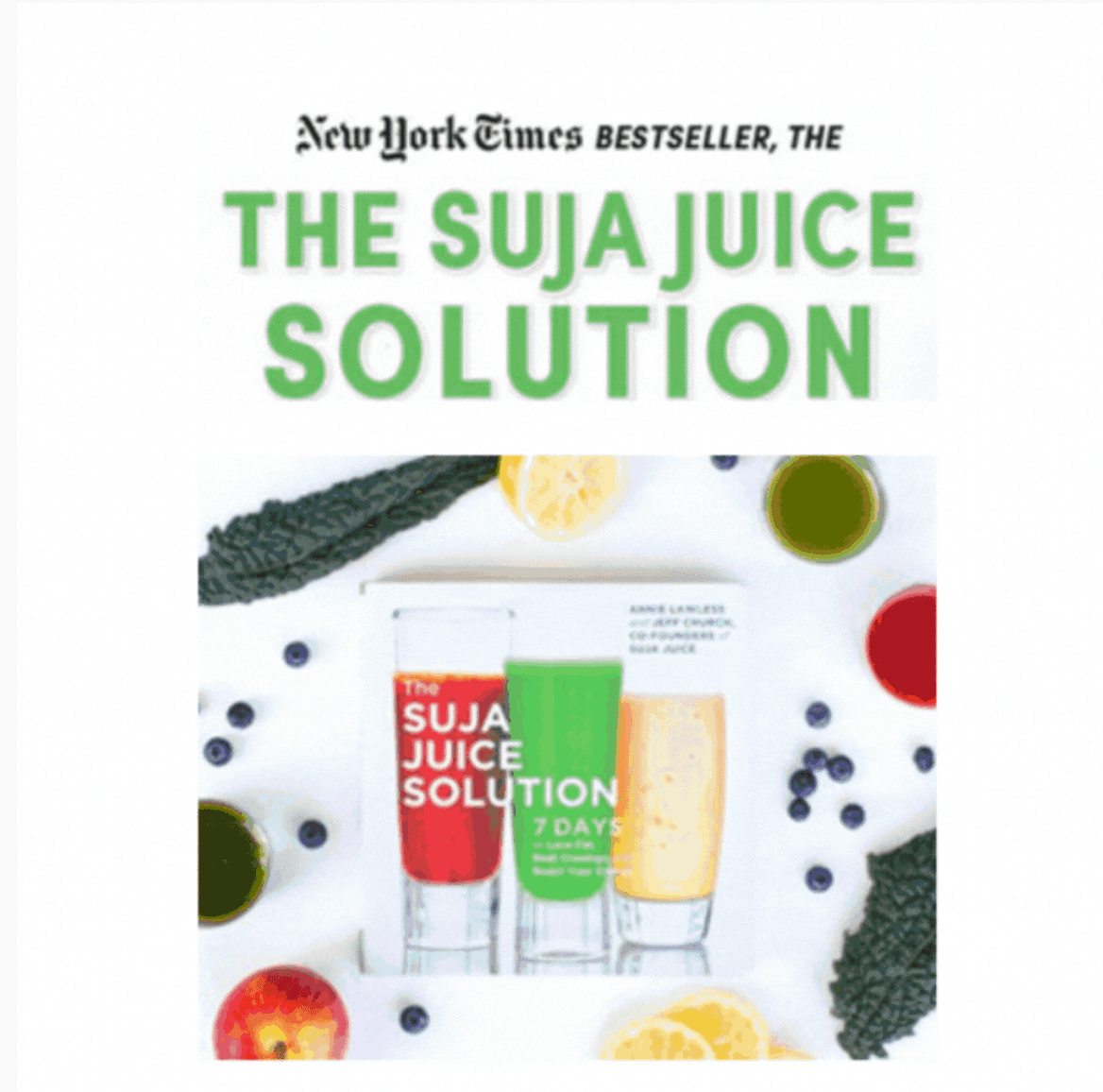 The Suja Juice Solution - NYT Bestseller